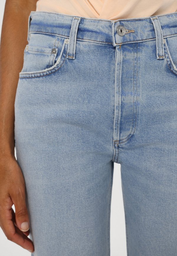 DELFINA - Straight leg jeans - indigo2