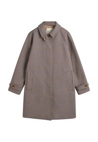 GANT CHECKED CAR - Klassisk frakke - cacao