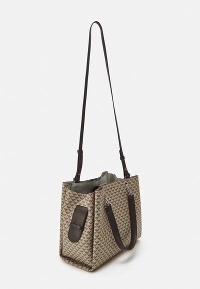 Emporio Armani ANNIE SIZE BORSA TOTE - Τσάντα χειρός - ecru/moro/bianco