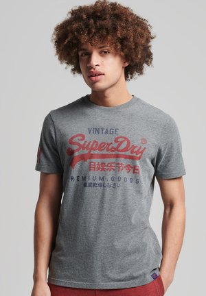 VINTAGE CLASSIC  - T-shirt imprimé - rich charcoal marl