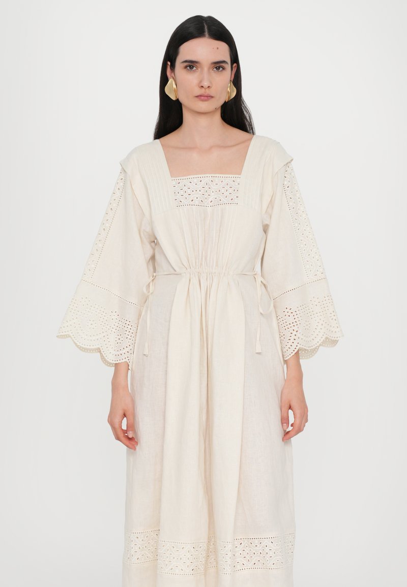 max mara white linen dress Max Mara Linen Dresses for Women