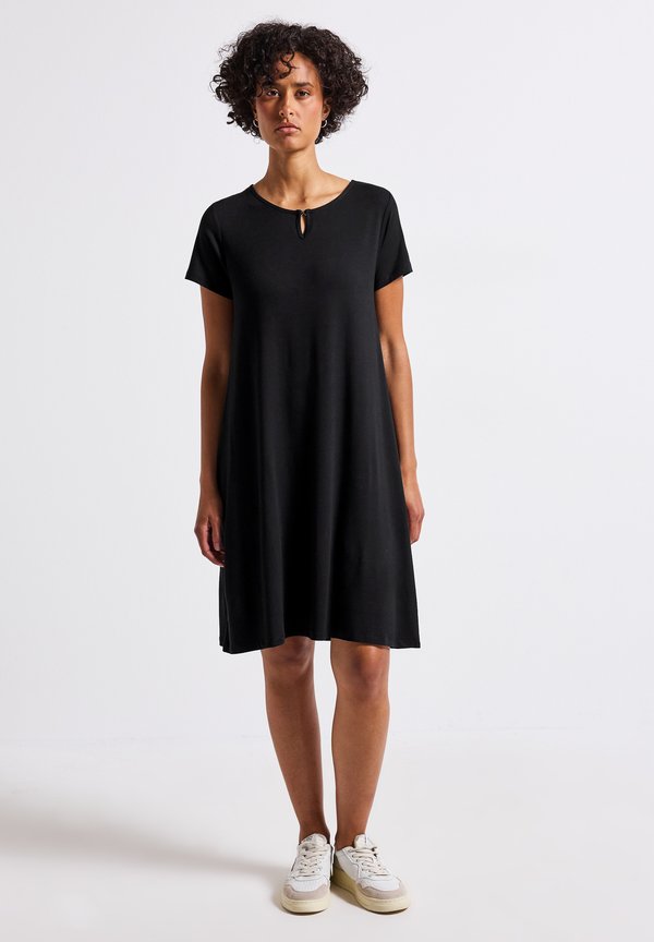 IN UNI - Jerseykleid - schwarz