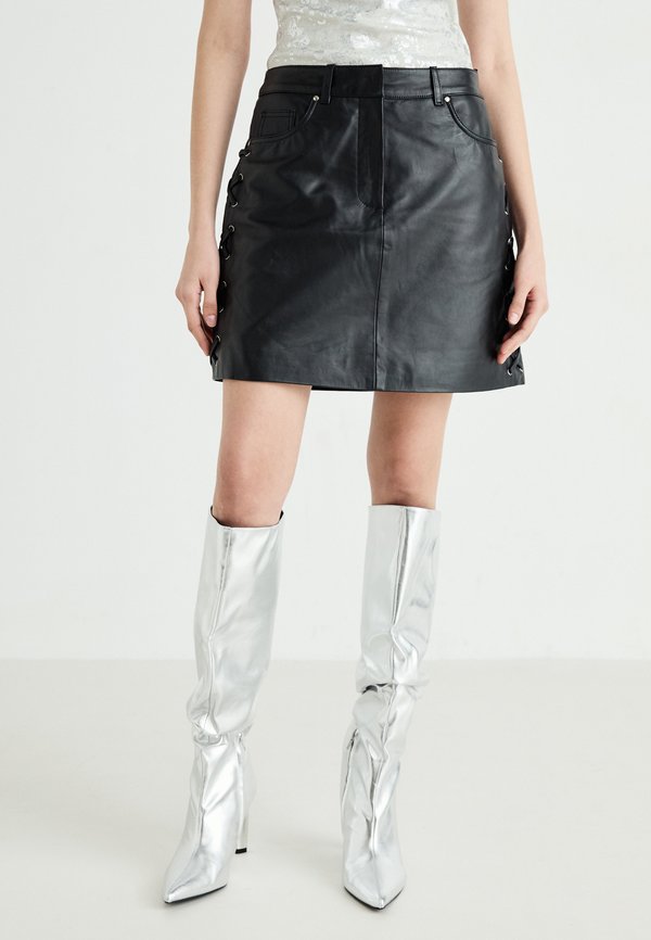 YASTIANA SKIRT - Leather skirt