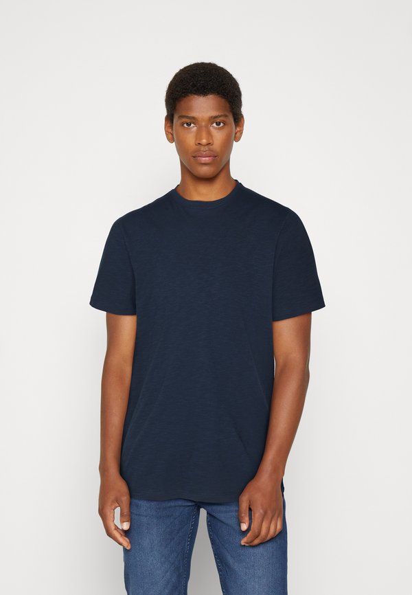 SLHASPEN SLUB O-NECK TEE  - T-Shirt basic