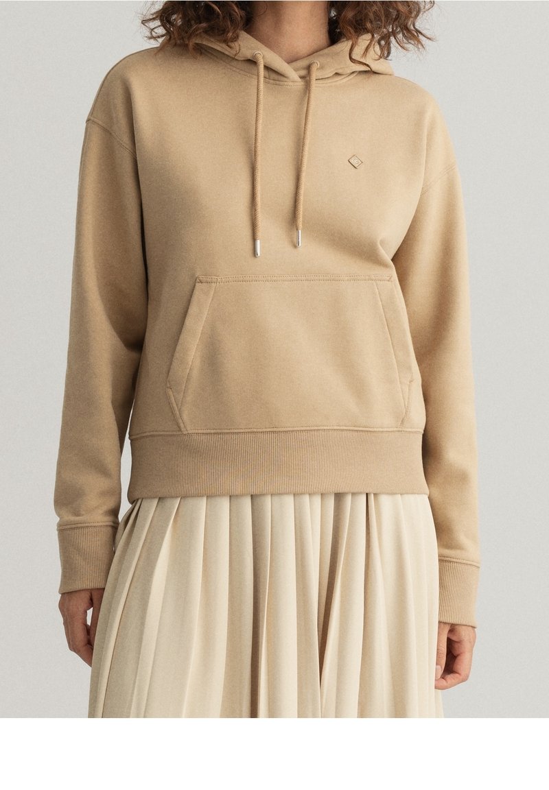 GANT Jersey con capucha - khaki