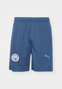 Puma MANCHESTER CITY TRAINING SHORTS - Klubu apģērbs - inky blue/magic blue