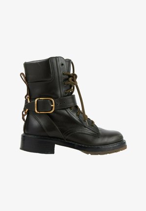 CHLOÉ, Bottines de cowboy / motard - khaki