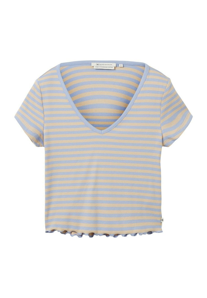 Tom Tailor Denim T-shirt print zandkleur
