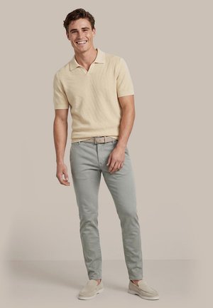 Suitable, Poloshirt - off-white beige