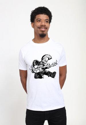 THE SIMPSONS HOMER GUITAR - T-Shirt print - white