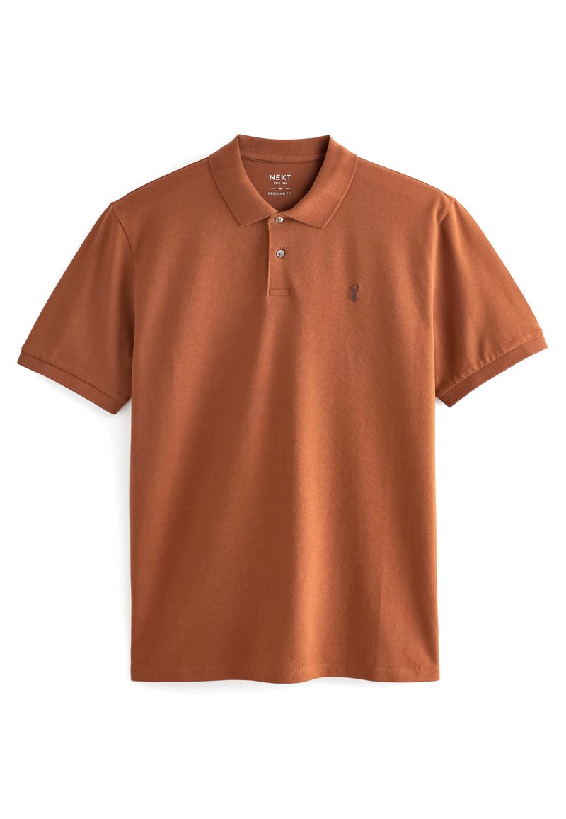 Next REGULAR - Polo majica - bronze brown