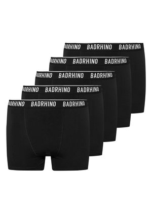 BadRhino 5 PACK - Kurze Boxershorts - black
