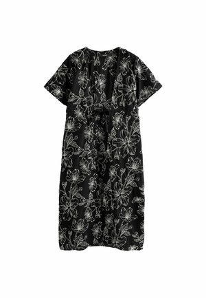 LENGTH - Maxi dress - black embroidered