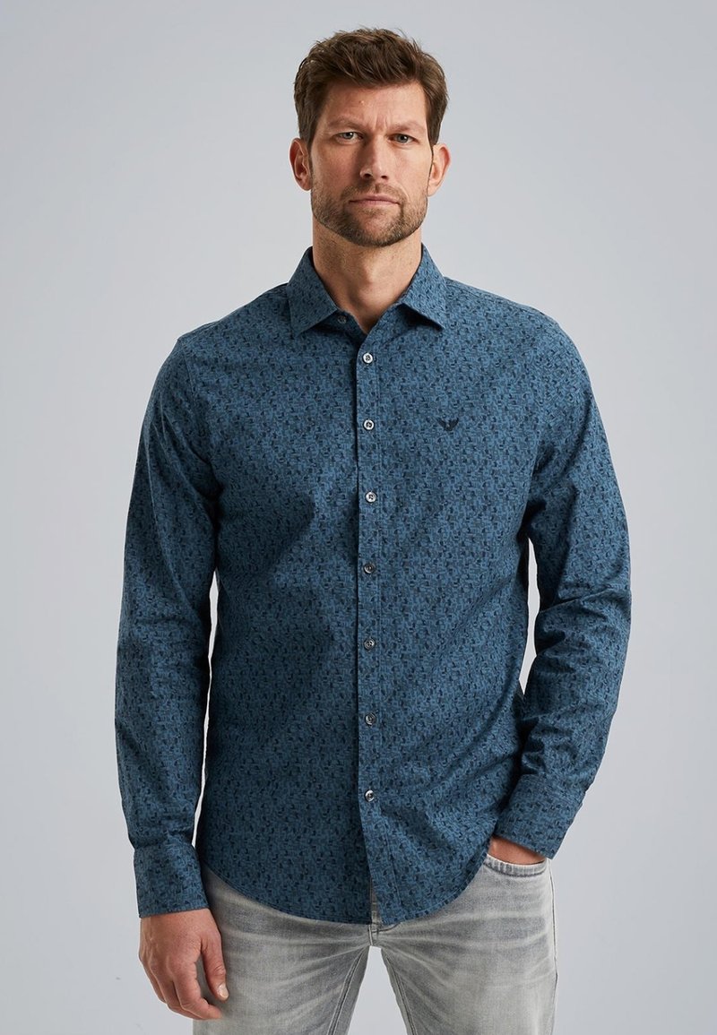 Chemise Homme Reel Legends – Pêche Deep Sea – XXL Bleu – 100% Coton – Manches Courtes
