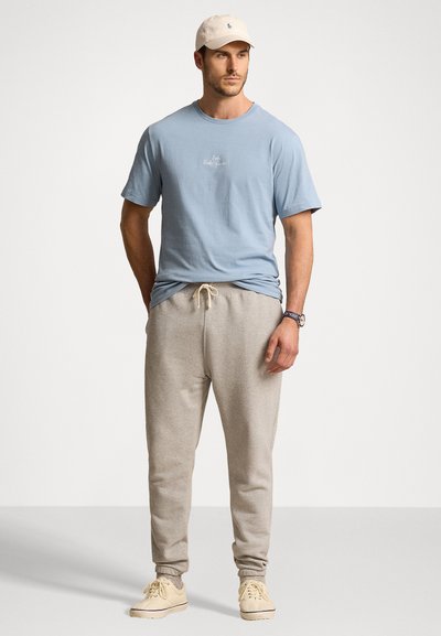 Polo Ralph Lauren Big & Tall EMBROIDERED LOGO JERSEY T-SHIRT - Apdrukāts T-krekls - vessel blue