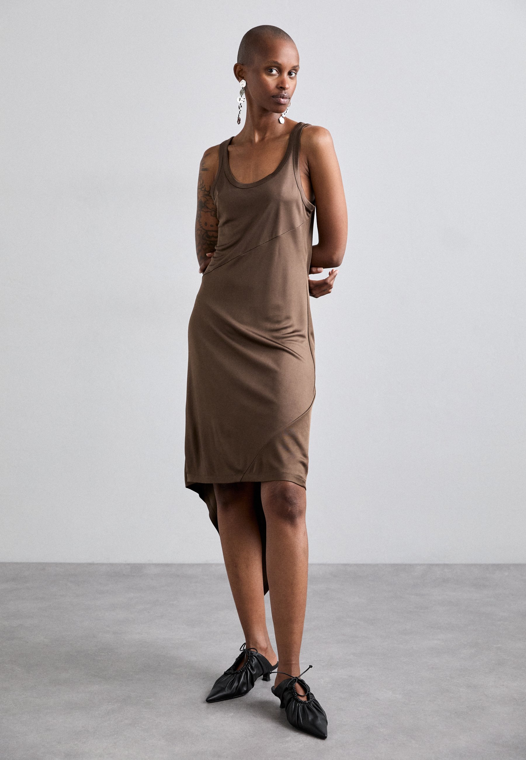 princess polly baby blue dress LTS Tall Women's Maternity Rust Orange Broderie Anglaise Cotton Midi Dress main image 0