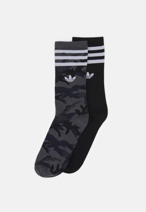 adidas Originals, CAMO CREW SOCK 2 PACK UNISEX - Calze - grey six/black