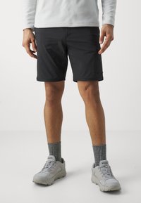 Jack Wolfskin WANDERTHIRST ZIP  - Lauko kelnės - granite black
