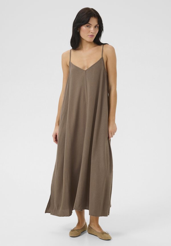 DIAS NELLY  - Maxikleid - walnut