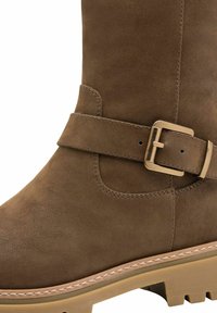 Marco Tozzi ELEGANTE - Bottes de cowboy / motard - cafe nubuck