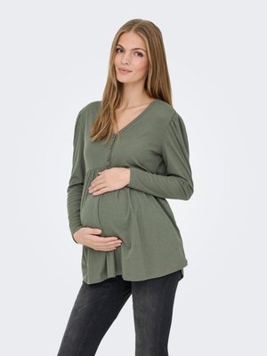 ONLY MATERNITY OLMCAMONI - Hosszú ujjú felső - agave green