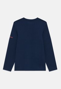 Columbia DOBSON PASS GRAPHIC TEE UNISEX - Langarmshirt - collegiate navy