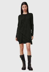 AllSaints DRINA - Stickad klänning - black