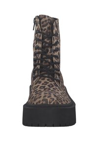Steve Madden SKYLAR - Bottines à plateau - braun leopard