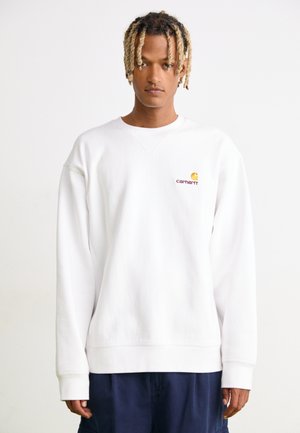 Carhartt WIP AMERICAN SCRIPT - Sudadera - white