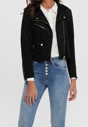 Giacca in similpelle - black