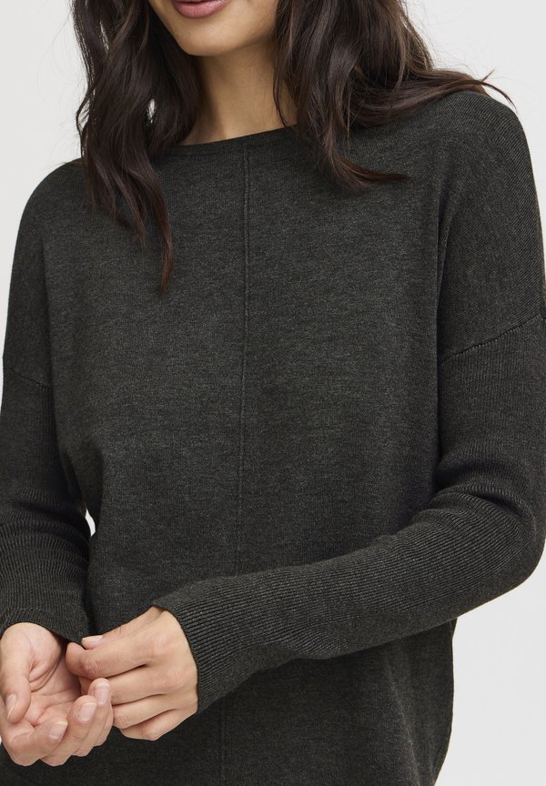 FRLISO PU 1 - Jumper - charcoal melange2