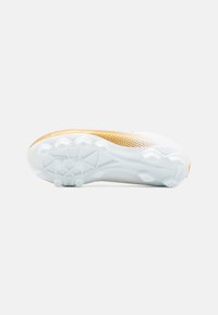Diadora CATTURA II JR UNISEX - Nogometne kopačke za čvrstu podlogu - white/black/gold