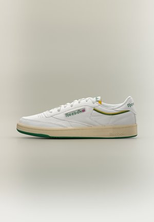 Reebok Classic, CLUB C 85 UNISEX - Tenisky - ftwrwhite/teamgreen/athleticgold