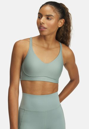 Under Armour INFINITY 2.0 LOW - Športni modrček z rahlo podporo - silica green
