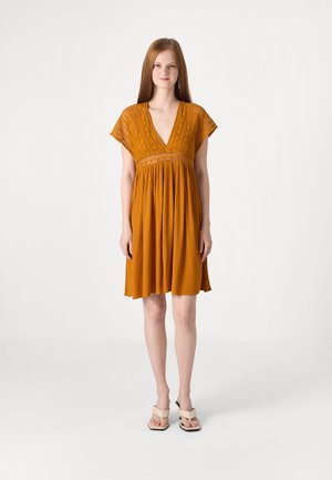 VILA VIAMLINE  - Freizeitkleid - honey ginger