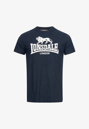 Lonsdale NORMALE PASSFORM ST. ERNEY - Trükipildiga T-särk - navy