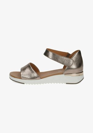 Caprice Wedge sandals - taupe metallic