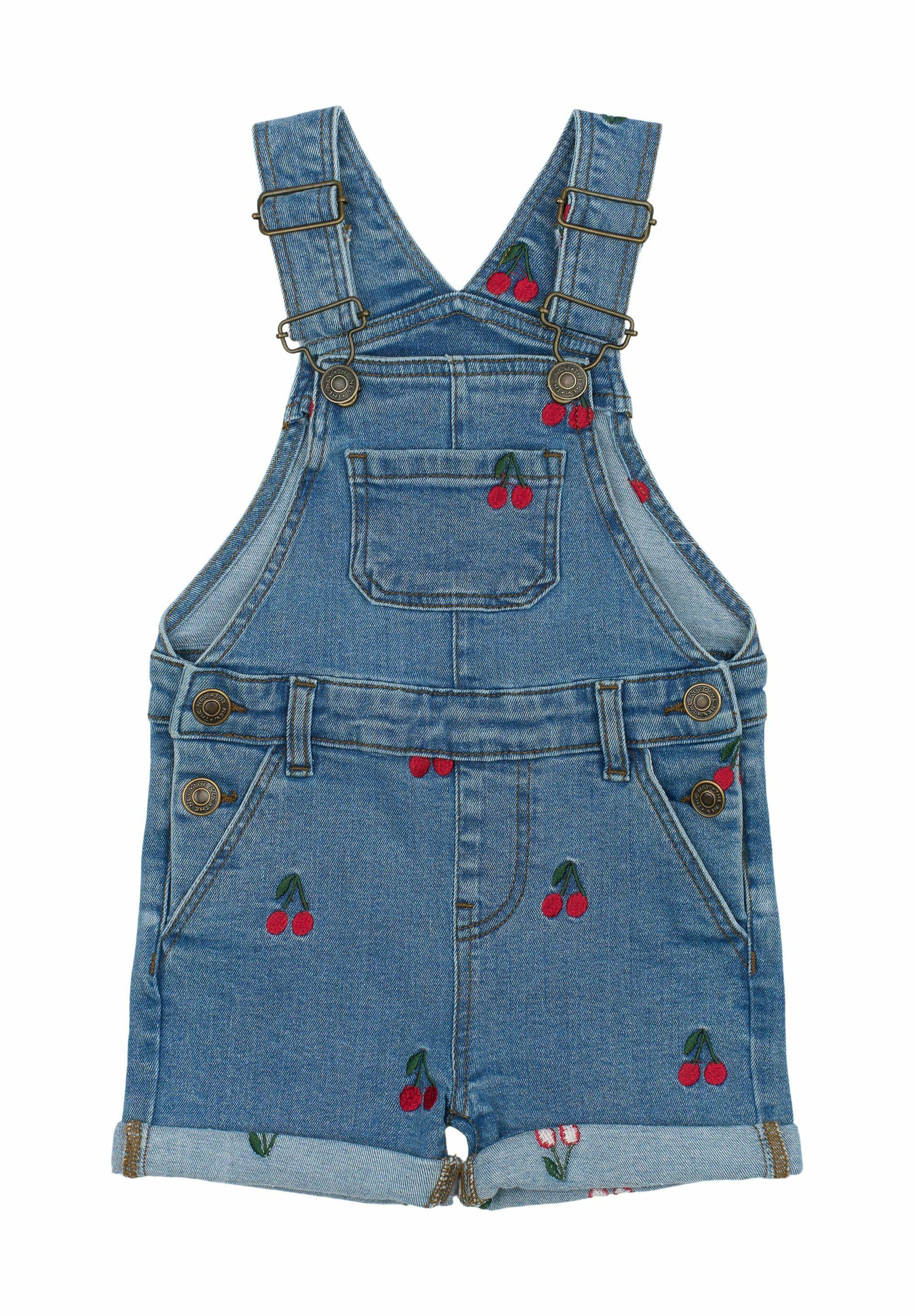 Salopette Short En Jean Denim Pour Femme, Taille L, Neuve Avec étiquettes