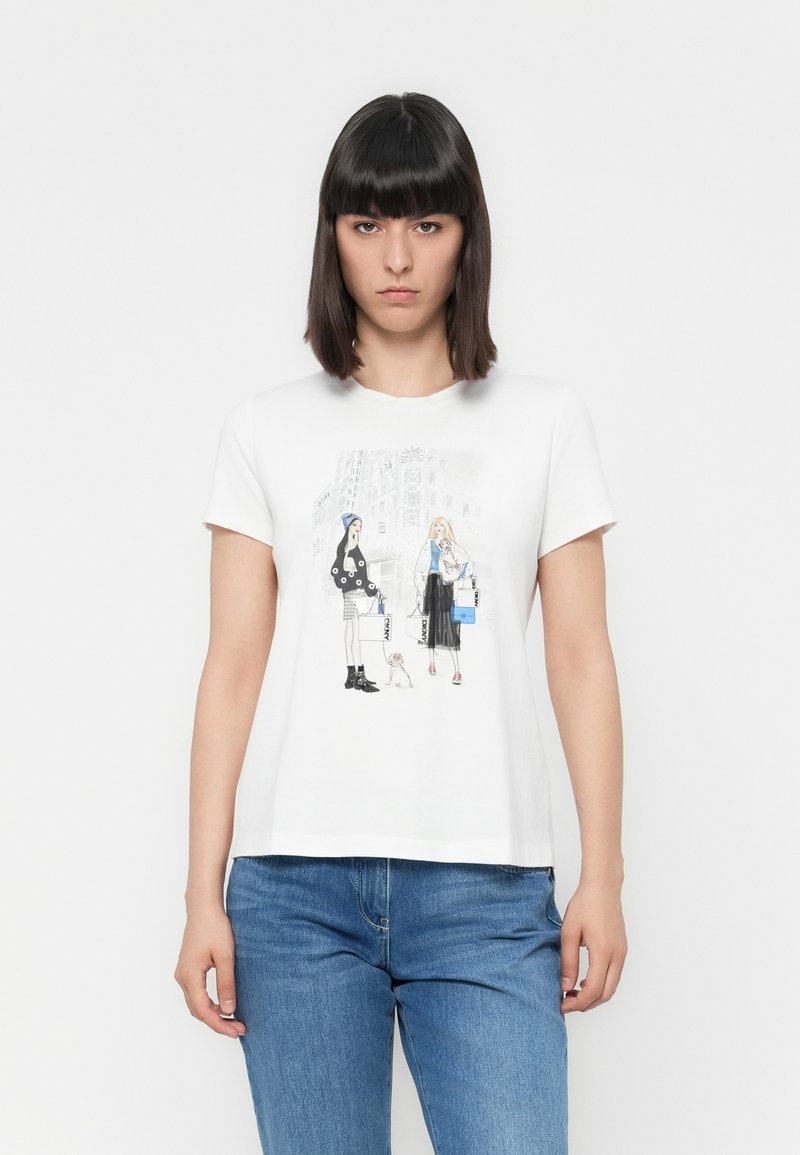 DKNY T-shirt print wit