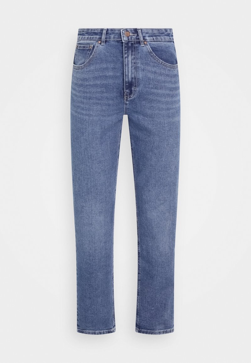 Only Relaxed fit jeans donkerblauw denim