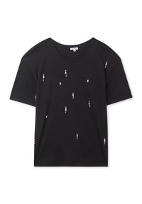 WITH RHINESTONES - T-shirt con stampa - nero