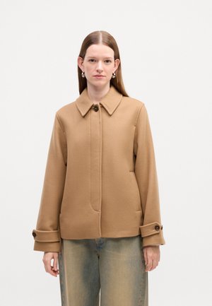 SHORT CAR COAT - Letná bunda - warm khaki