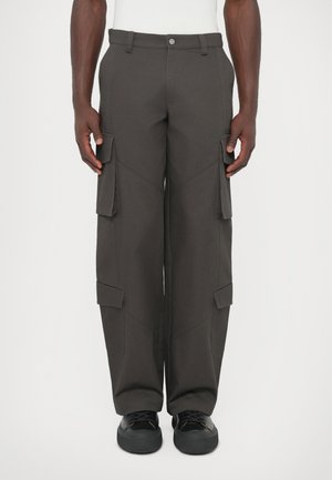 TROUSERS - Oldalzsebes nadrágok - dark grey