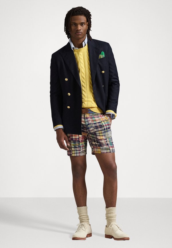 STRAIGHT PATCHWORK MADRAS SHORT - Shorts2