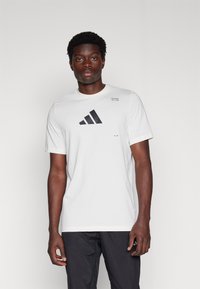 adidas Performance ALL GYM CATEGORY GRAPHIC - Apdrukāts T-krekls - chalk white