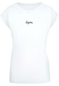 INSPIRE EXTENDED SHOULDER  - Basic T-shirt - white