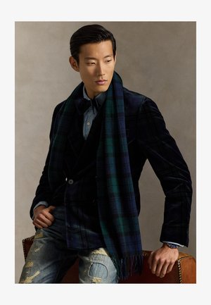 Polo Ralph Lauren, PLAID FRINGE WOOL SCARF - Huivi - blackwatch