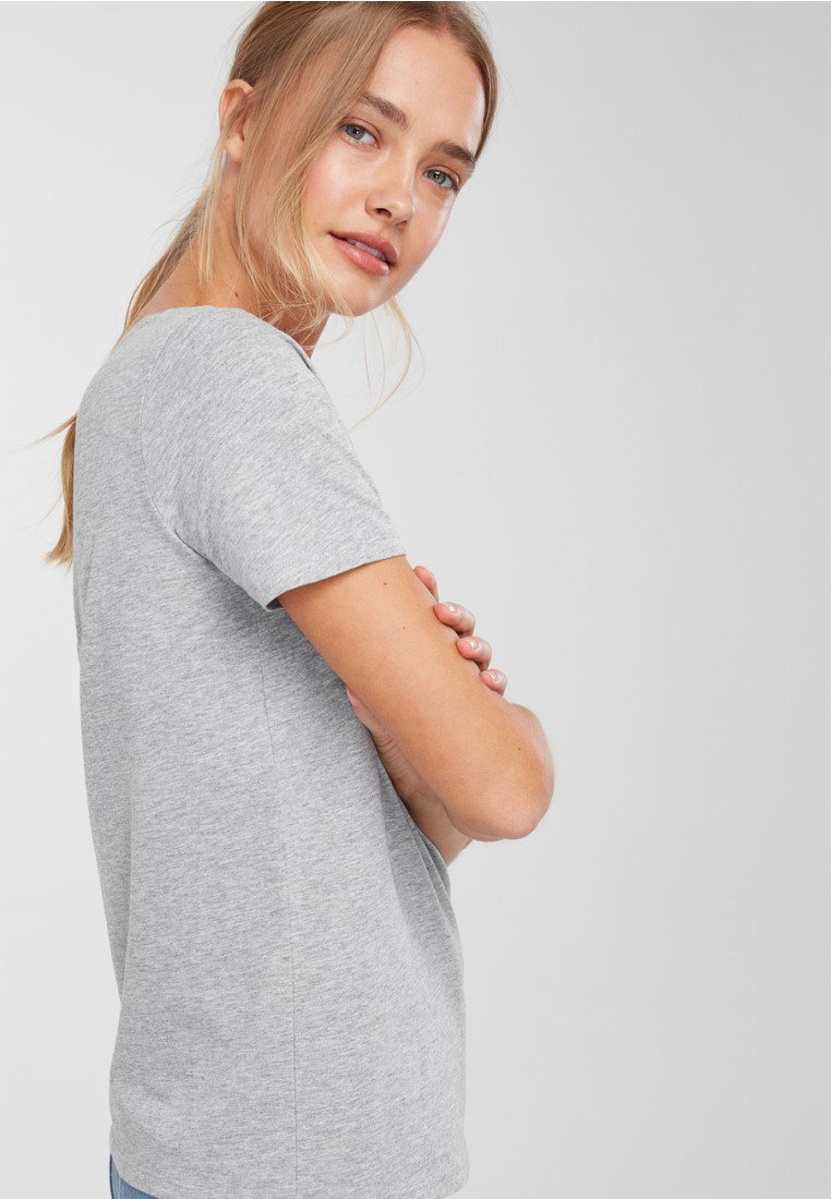 Damen T-Shirts | Next T-Shirt basic grey/grau - VZ95580 Damen T-Shirts | Next T-Shirt basic grey/grau - VZ95580