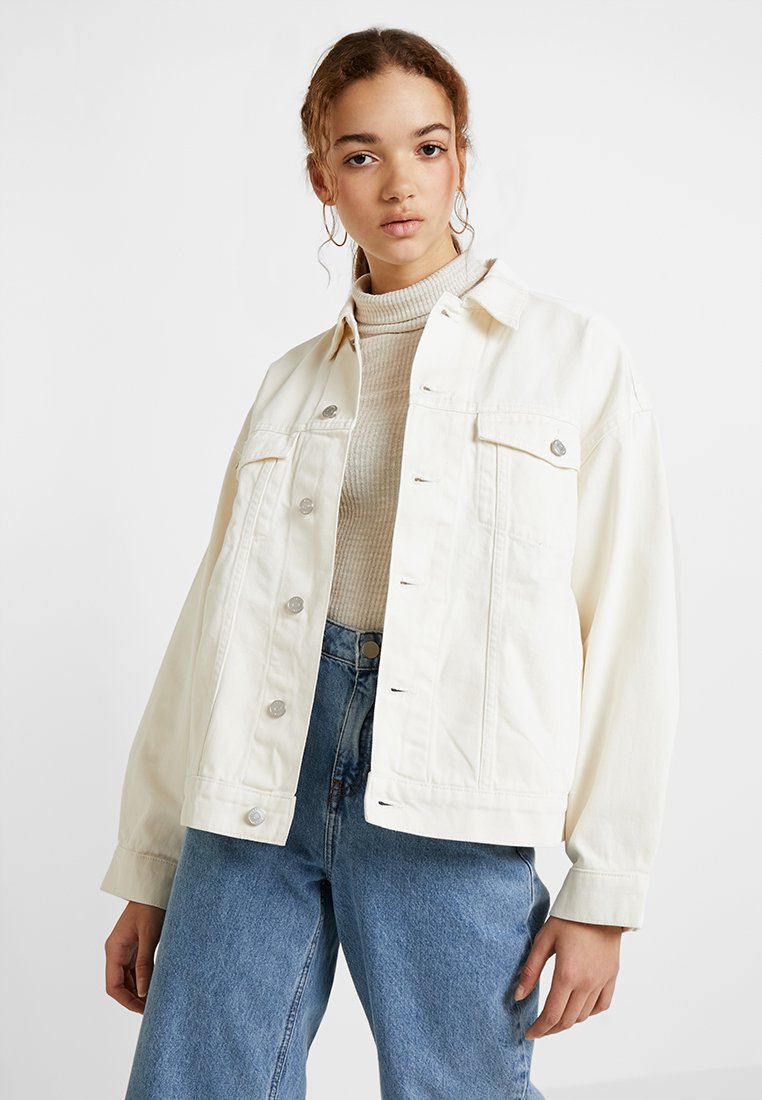 weekday white denim jacket