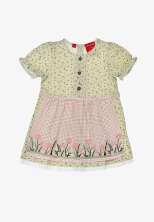Alpenglück, ALPENGLCK DIRNDL HALBARM BLÜMCHENALLOVER - Day dress - grün